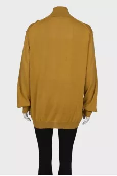 Turtle neck wool sweater
