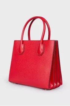 Mercer red leather bag
