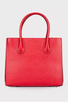 Mercer red leather bag