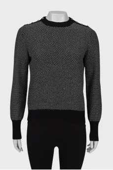 Black and white jumper