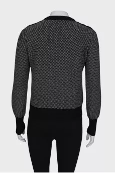 Black and white jumper