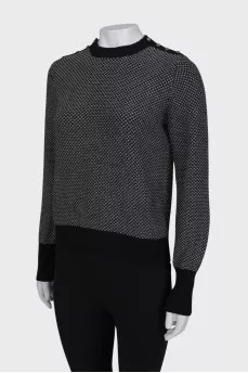 Black and white jumper