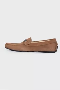 Men's suede moccasins