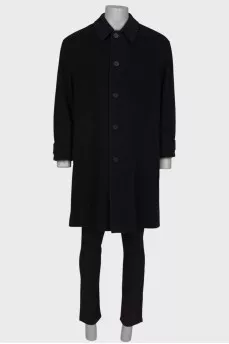 Men's coat with buttons