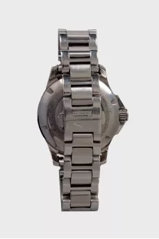 Мужские часы Conquest Automatic Black Dial Men's Watch L3.687.4.56.6