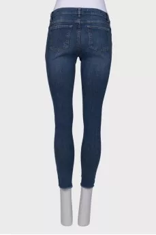 Light blue distressed jeans