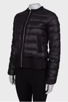 Quilted black jacket