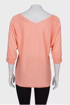 Silk pink sweater