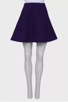 Wool purple skirt