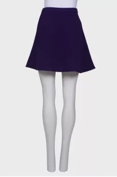 Wool purple skirt