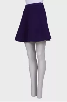 Wool purple skirt