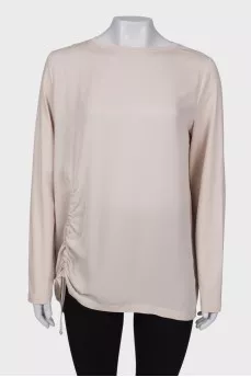 Side draped tunic