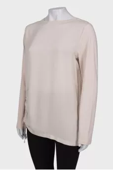 Side draped tunic