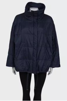 Blue jacket with puffs