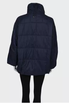 Blue jacket with puffs