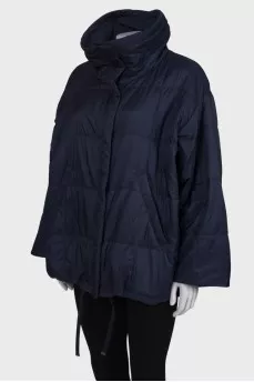 Blue jacket with puffs