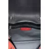 Red satchel bag