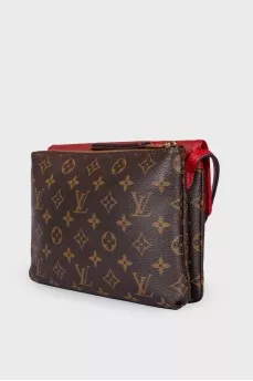 Aurore Monogram Canvas and Leather Twinset bag