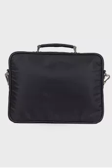 Men's briefcase Tessuto and Saffiano Leather