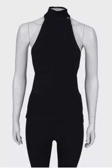 Top with open back