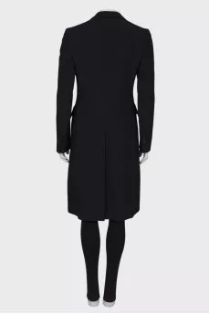 Black fitted coat