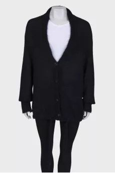 Black button down cardigan