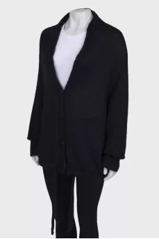 Black button down cardigan