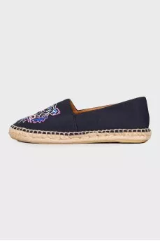 Elastic tiger espadrilles