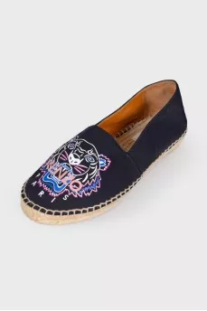 Elastic tiger espadrilles