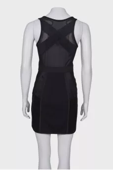 Bodycon dress with lace