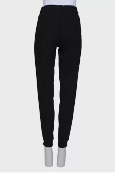 Sporty trousers with stripes