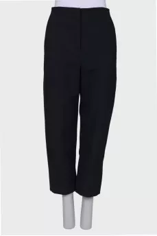 Black and blue banana pants