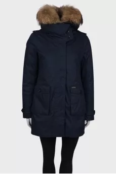 Blue transformer jacket