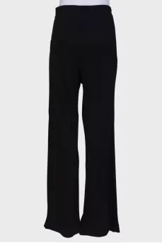 High waist trousers with chain