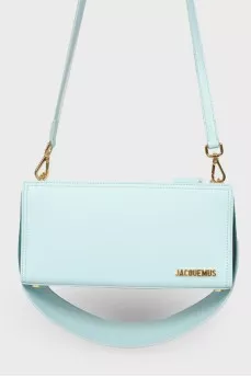 Rectangular leather bag