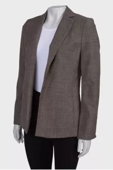 Gray wool jacket