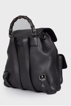 Bamboo leather backpack