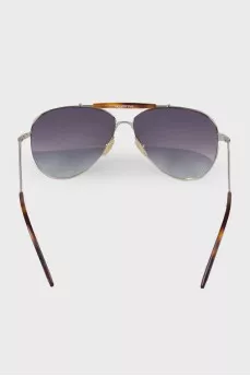 Sunglasses with leopard inserts