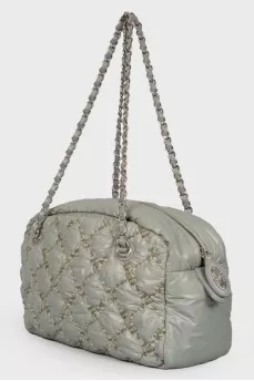 Сумка Tweed On Stitch Zip Quilted Nylon Small
