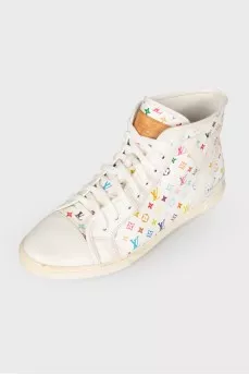 Шкіряні кеди Limited Edition Multicolor by Takashi Murakami
