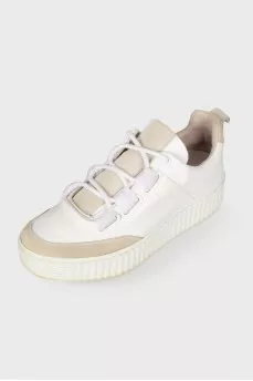 Valia leather sneakers