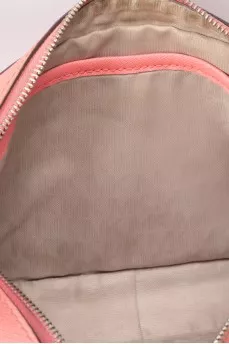 Pink leather bag