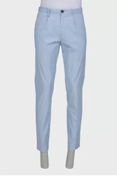 Men's light blue trousers
