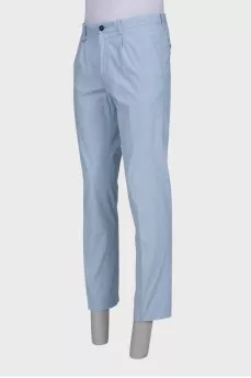 Men's light blue trousers