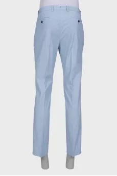 Men's light blue trousers