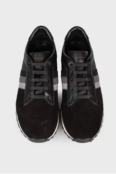 Men's combined black sneakers