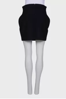 Black high waist skirt