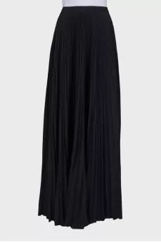 Pleated maxi skirt