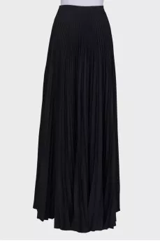 Pleated maxi skirt