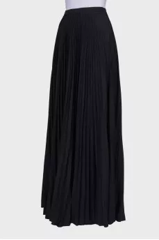 Pleated maxi skirt